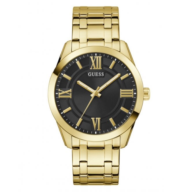 Guess Watches Guess Gents Elliot Gold Tone Stainless Steel Watch