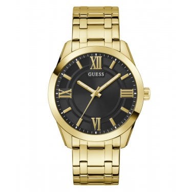 Guess Gents Elliot Gold Tone Stainless Steel Watch