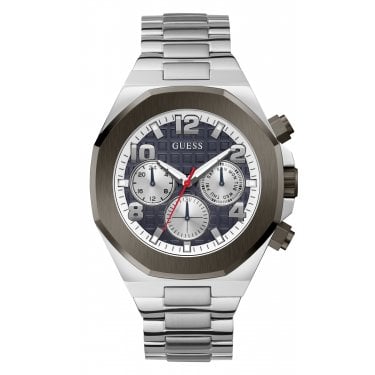 Guess Gents Empire Stainless Steel Bracelet Strap Watch