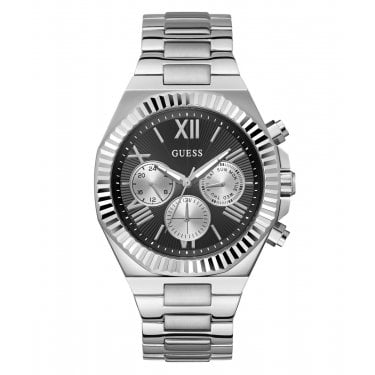 Guess Gents Equity Multifunction Stainless Steel Watch 