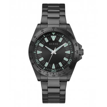 Guess Gents Neo Black Dial Black Stainless Steel Watch