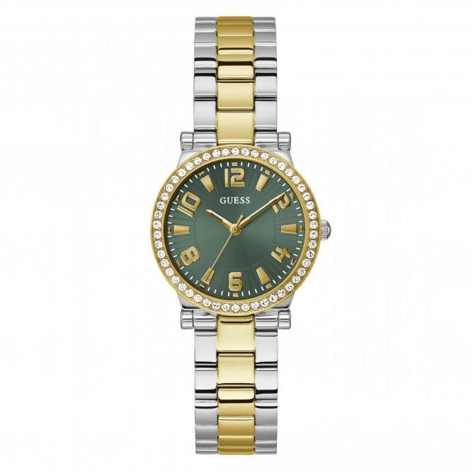 Guess Watches Guess Ladies Fawn Two Tone Stainless Steel Watch