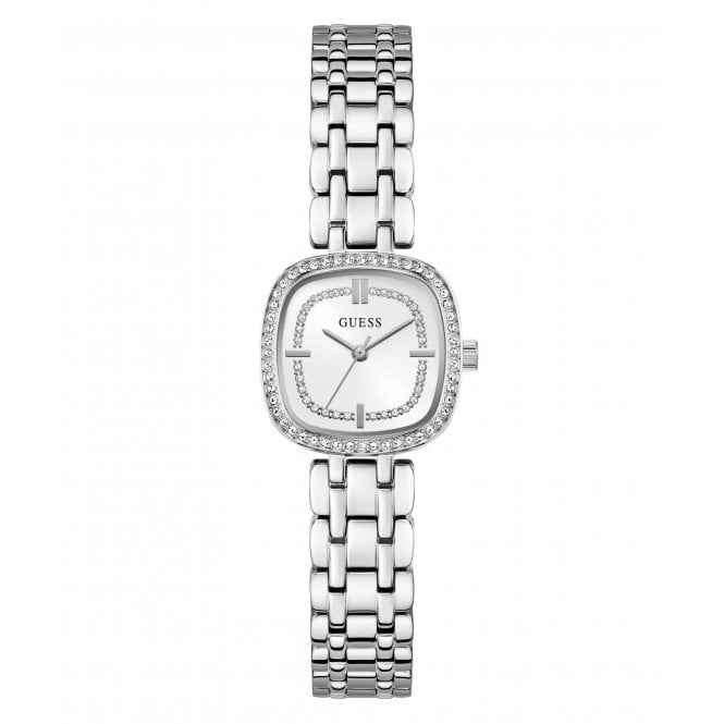 Guess Watches Guess Ladies Hazel White Dial Stainless Steel Watch