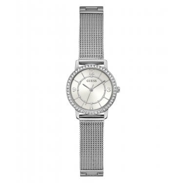 Guess Ladies Melody Stainless Steel Mesh Strap Watch