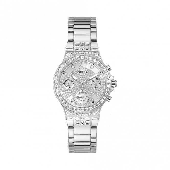 Guess Watches Guess Ladies Moonlight Crystal Stainless Steel Watch