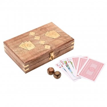 Harvey Makin Cards with Dice Games Set 4.5 x 18.5 x 12.5cm