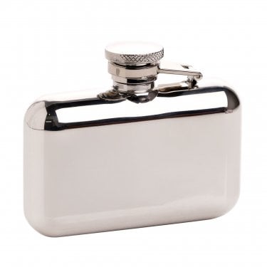 Harvey Makin Classic Luxury Pocket Hip Flask 6.9 x 8.5 x 2.5cm
