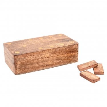 Harvey Makin Dominoes In Wooden Box 4.5 x 15 x 8.5cm