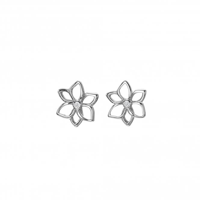 Hot Diamonds  Amulets Flower Stud Earrings 0.9 x 0.9cm 