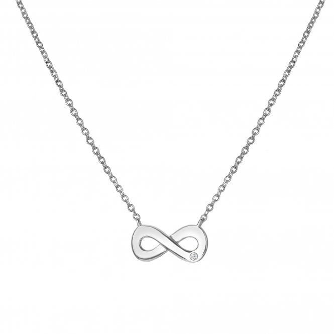 Hot Diamonds  Amulets Infinity Necklace 0.8 x 1cm, 16-18