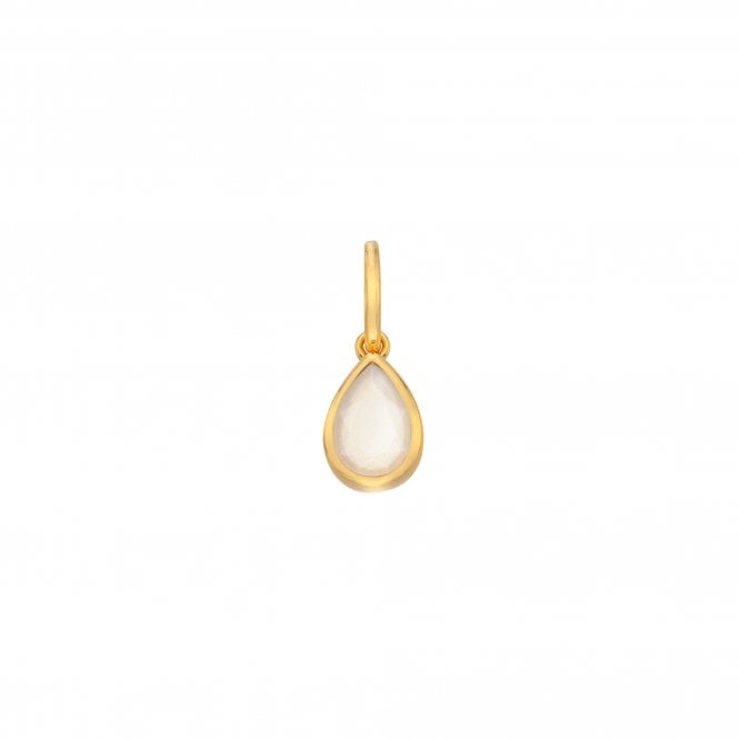 Hot Diamonds  Birthstone Gold Tone June Birthstone Charm 