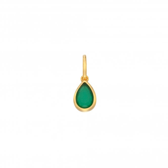 Hot Diamonds  Birthstone Gold Tone May Birthstone Charm 