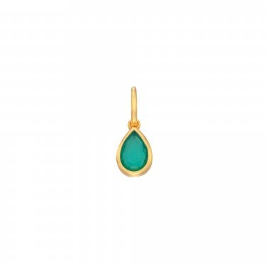 Hot Diamonds Birthstone Gold Tone September Birthstone Charm 