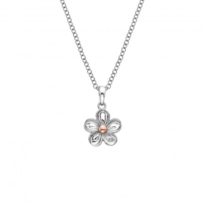 Hot Diamonds  Forget Me Not Necklace 1.8cm, 16-18