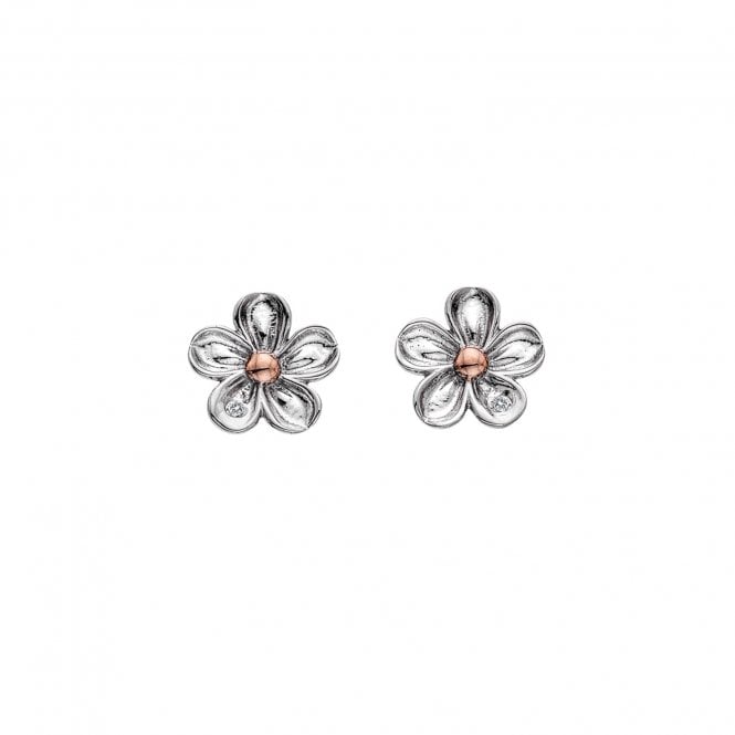 Hot Diamonds  Forget Me Not Stud Earrings 1.2cm 