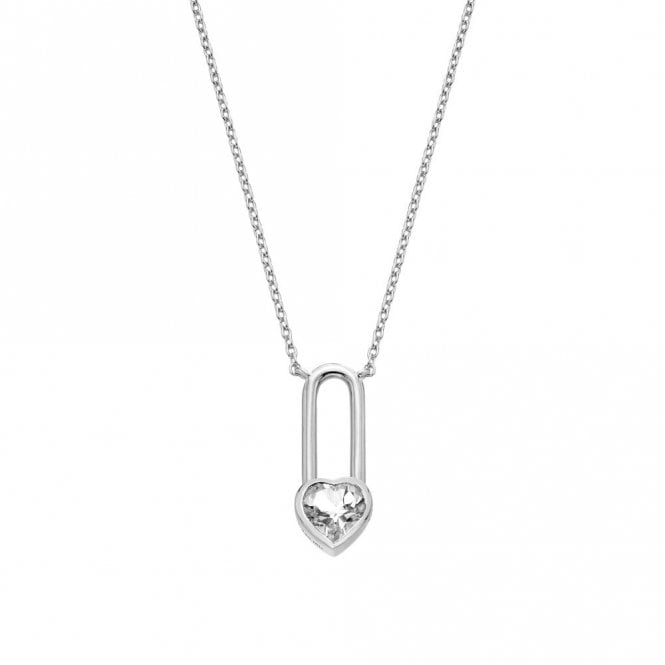 Hot Diamonds  Heart Solitaire Necklace 2.0 x 0.7cm, 40 + 5cm