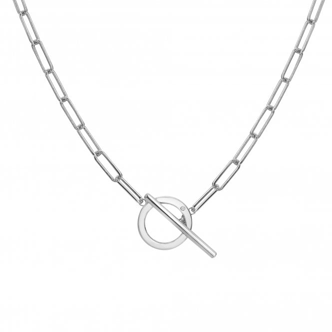 Hot Diamonds  Linked T-Bar Necklace 60cm 