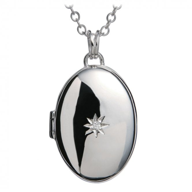 Hot Diamonds  Romantic Oval Locket 2.5cm 40-45cm 