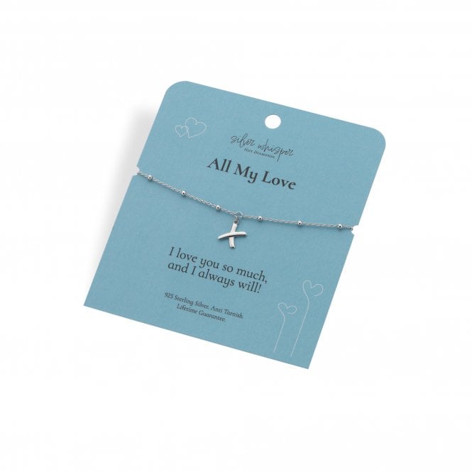 Hot Diamonds  Silver Whisper 'All My Love' Bracelet 16cm + 4cm 
