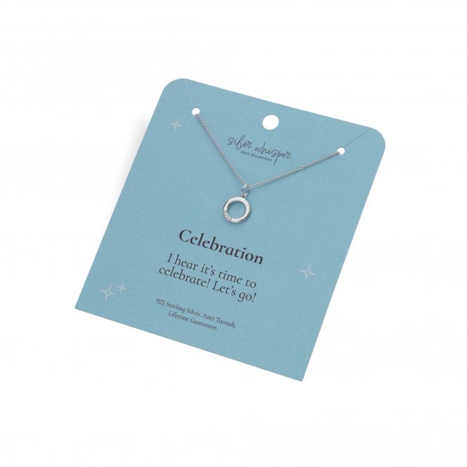 Hot Diamonds  Silver Whisper 'Celebration' Necklace 40cm + 5cm
