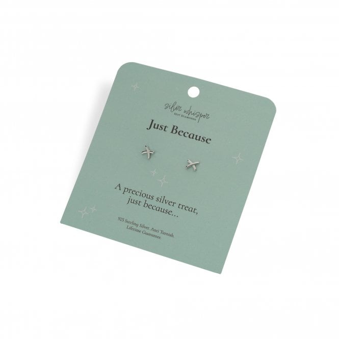 Hot Diamonds  Silver Whisper 'Just Because' Stud Earrings