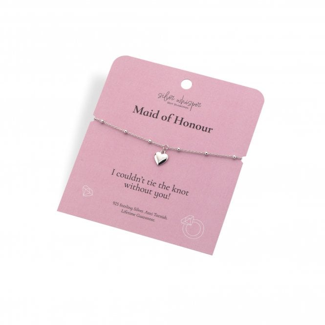 Hot Diamonds  Silver Whisper 'Maid of Honour' Bracelet 16cm + 4cm 
