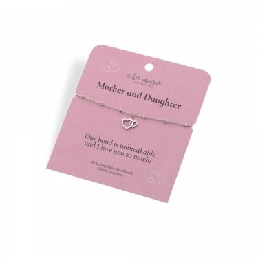 Hot Diamonds Silver Whisper 'Mother and Daughter' Bracelet 16cm + 4cm