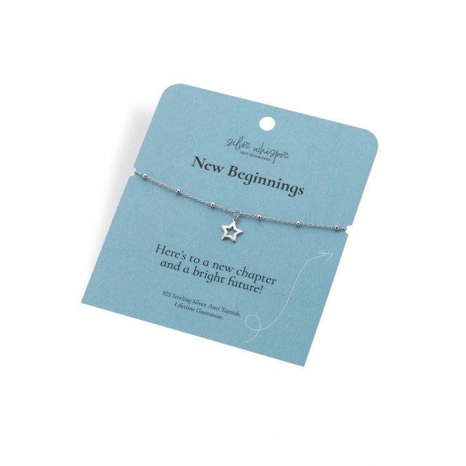 Hot Diamonds  Silver Whisper 'New Beginnings' Bracelet 16cm + 4cm 