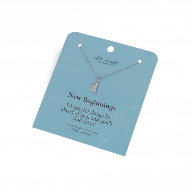 Hot Diamonds  Silver Whisper 'New Beginnings' Necklace 40cm + 5cm