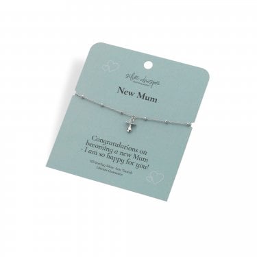 Hot Diamonds Silver Whisper 'New Mum' Bracelet 16cm + 4cm  