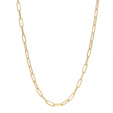 Hot Diamonds x Golden Edit Embrace Gold Tone Statement Round Chain 50cm 
