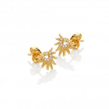 Hot Diamonds x Golden Edit Sol Earrings 1.0 x 0.7cm