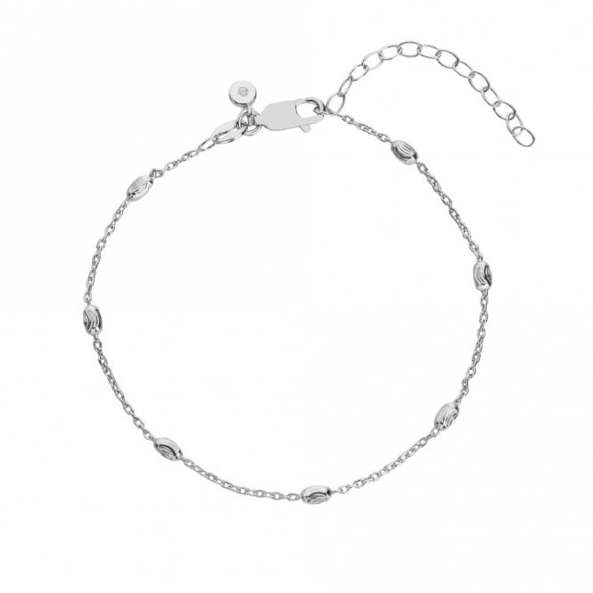 Hot Diamonds x Tasha Ghouri  Oval Bead Bracelet 17-21cm  