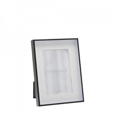 Impressions Black Shadow Photo Frame 4"x6"