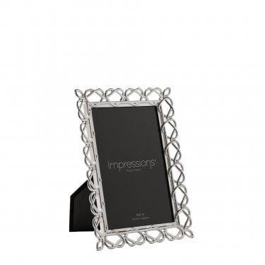 Impressions Heart Design Photo Frame 4" x 6", 19 x 14 x 2.2cm