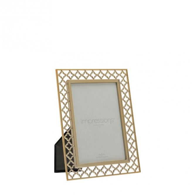 Impressions Lattice Cut Metal Photo Frame 4