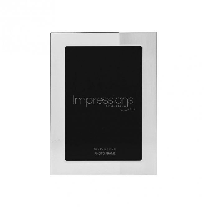 Impressions  Shiny & Satin Silver Photo Frame 4