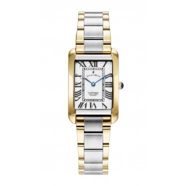 Jacques du Manoir Ladies Emily 23 x 35mm White Dial Stainless Steel Watch 