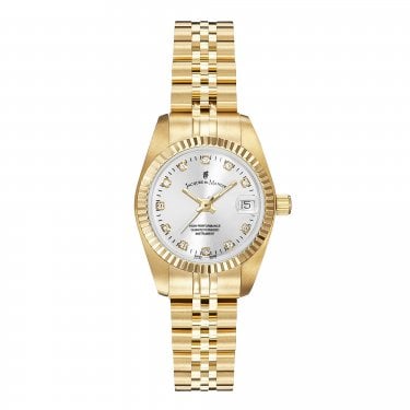 Jacques du Manoir Ladies Inspiration Gold Tone Stainless Steel Watch
