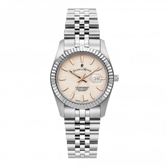 Jacques Du Manoir  Ladies Inspiration Passion Stainless Steel Watch