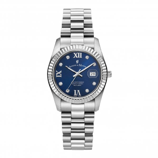 Jacques Du Manoir  Ladies Inspiration Roman II Stainless Steel Watch 