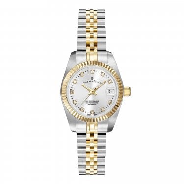 Jacques du Manoir Ladies Inspiration Two Tone Stainless Steel Watch 