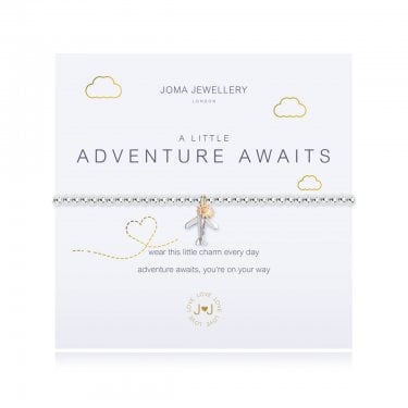 Joma Jewellery A Little 'Adventure Awaits' Bracelet 17.5cm Stretch