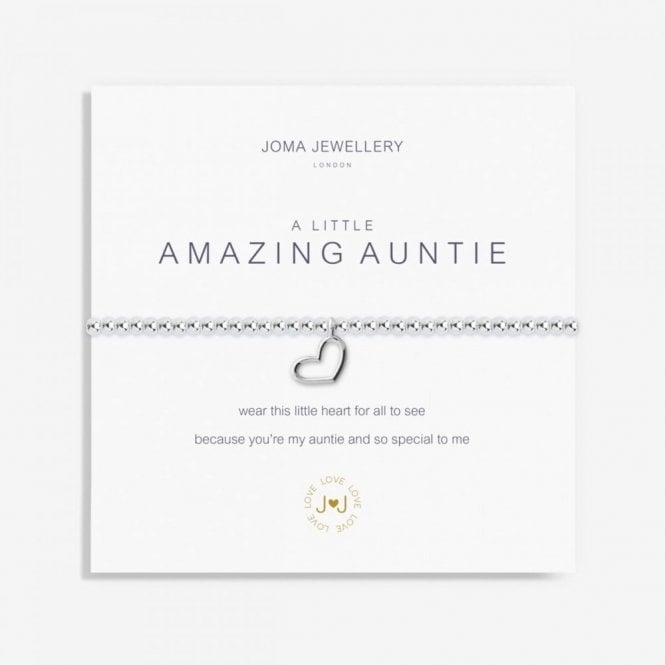 Joma Jewellery  A Little 'Amazing Auntie' Bracelet 17.5cm Stretch