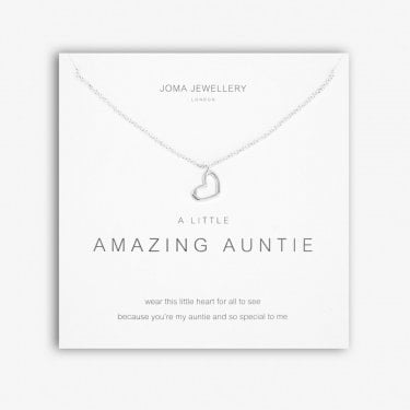 Joma Jewellery A Little 'Amazing Auntie' Necklace 46cm + 5cm