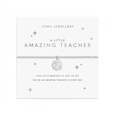 Joma Jewellery A Little 'Amazing Teacher' Bracelet 17.5cm Stretch