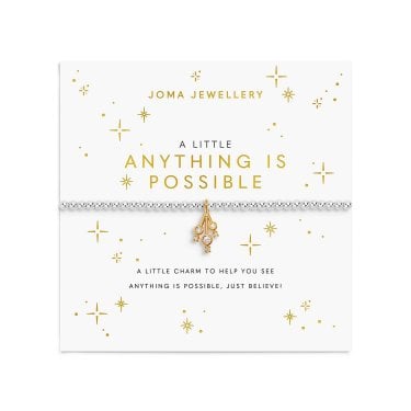 Joma Jewellery A Little 'Anything Is Possible' Two Tone Bracelet 17.5cm Stretch