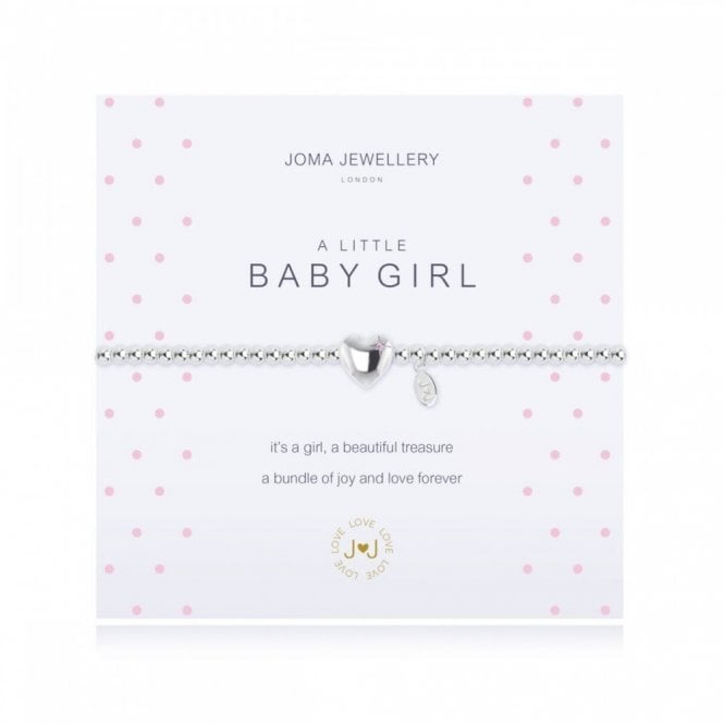 Joma Jewellery  A Little 'Baby Girl' Bracelet 17.5cm Stretch