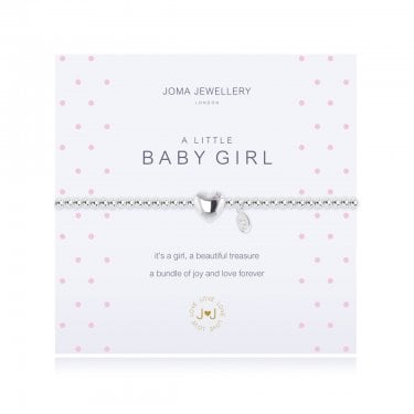 Joma Jewellery A Little 'Baby Girl' Bracelet 17.5cm Stretch