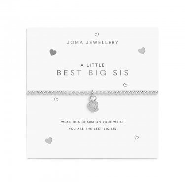 Joma Jewellery A Little 'Best Big Sis' Bracelet 17.5cm Stretch